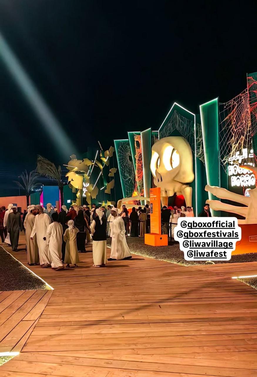 QBOX escape room operated at a festival in the UAE
